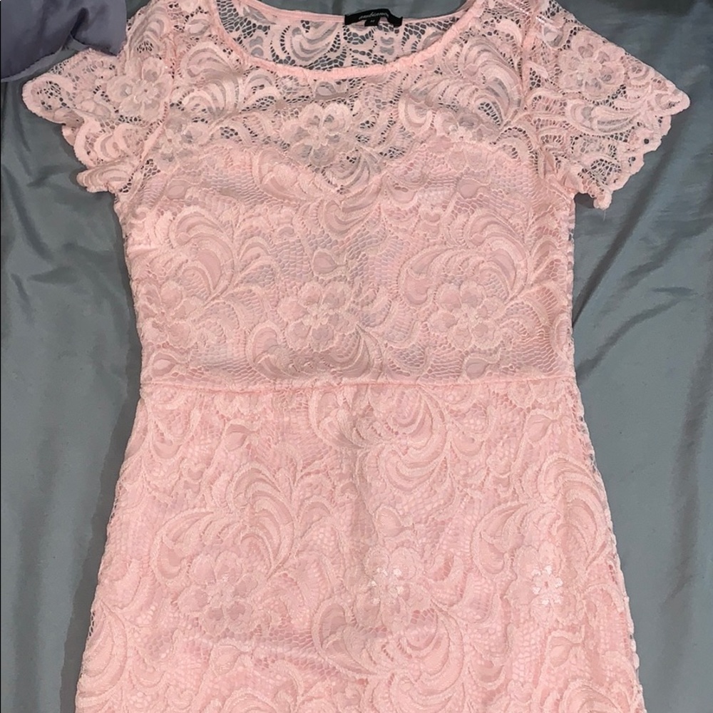 Light Pink Lace Dress